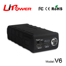 600A peak current 20000mAh 12v lithium battery booster 12v jump start with jumper cable